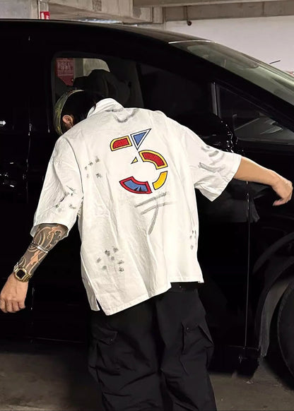 Vintage Patchwork Polo Shirt - Rick Circus