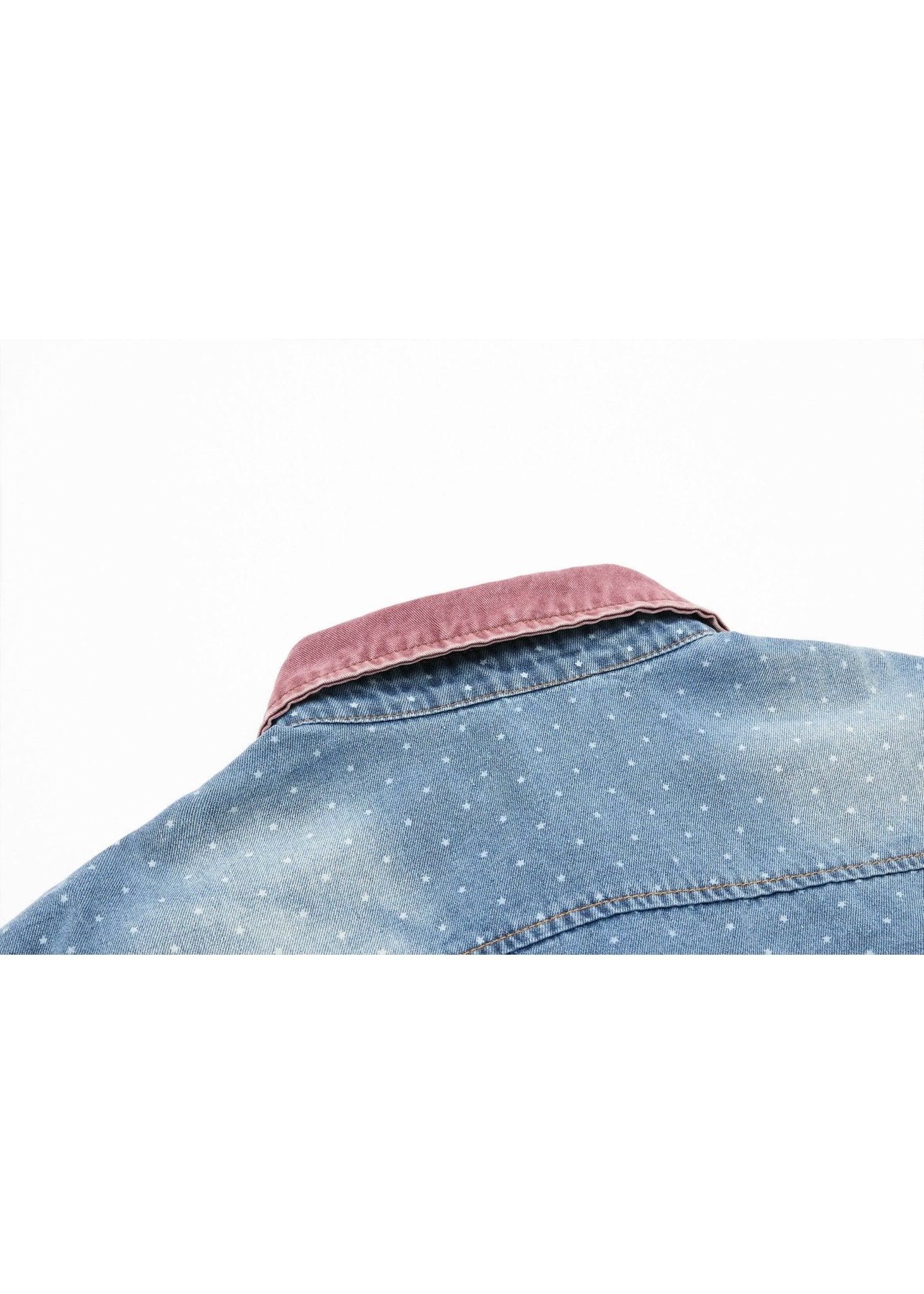 Vintage Polka Dot Denim T-Shirt - Rick Circus