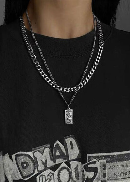 Vintage Portrait Pendant Necklace - Rick Circus