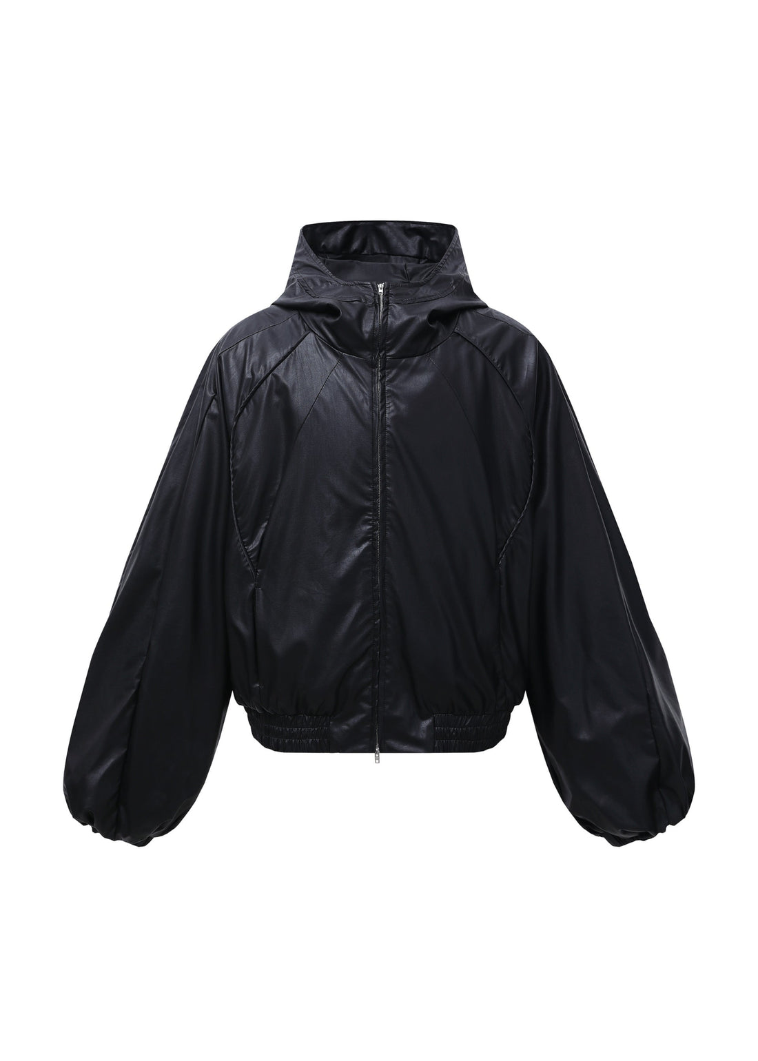 Vintage PU Leather Hoodie Jacket - Rick Circus