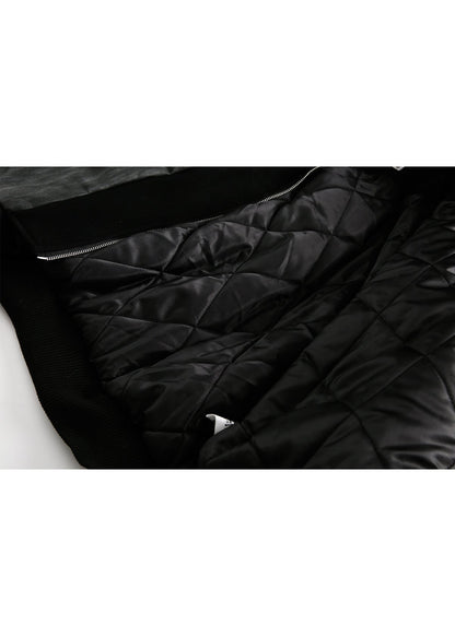 Vintage PU Leather Padded Jacket - Rick Circus