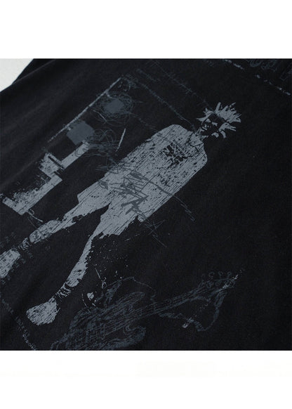 Vintage Punk Graphic T-Shirt - Rick Circus