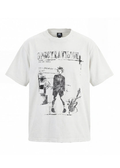 Vintage Punk Graphic T-Shirt - Rick Circus