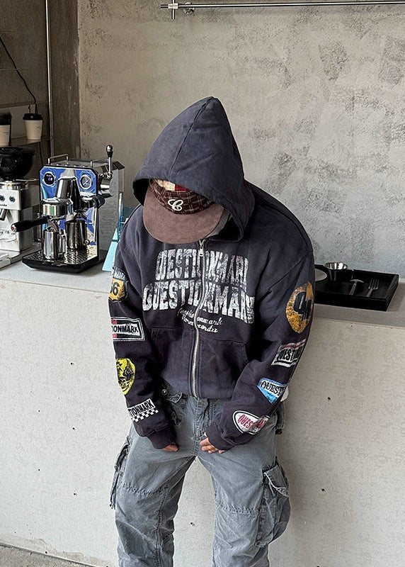 Vintage Racing Patch Hoodie - Rick Circus