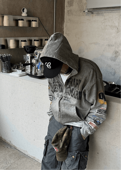 Vintage Racing Patch Hoodie - Rick Circus