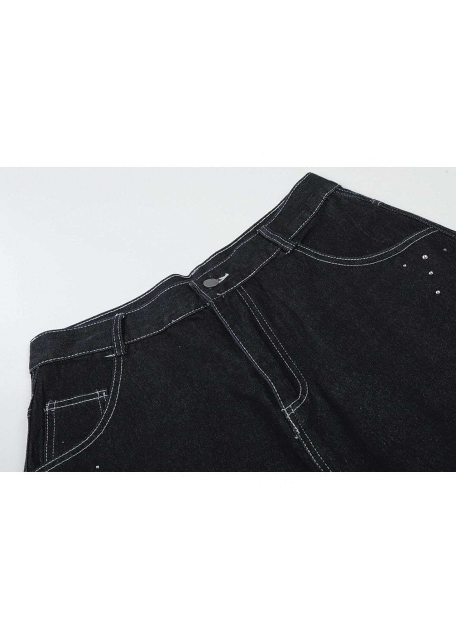 Vintage Star Rhinestone Denim Shorts - Rick Circus