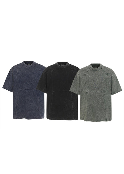 Vintage Streetwear Washed Cotton T-Shirt - Rick Circus