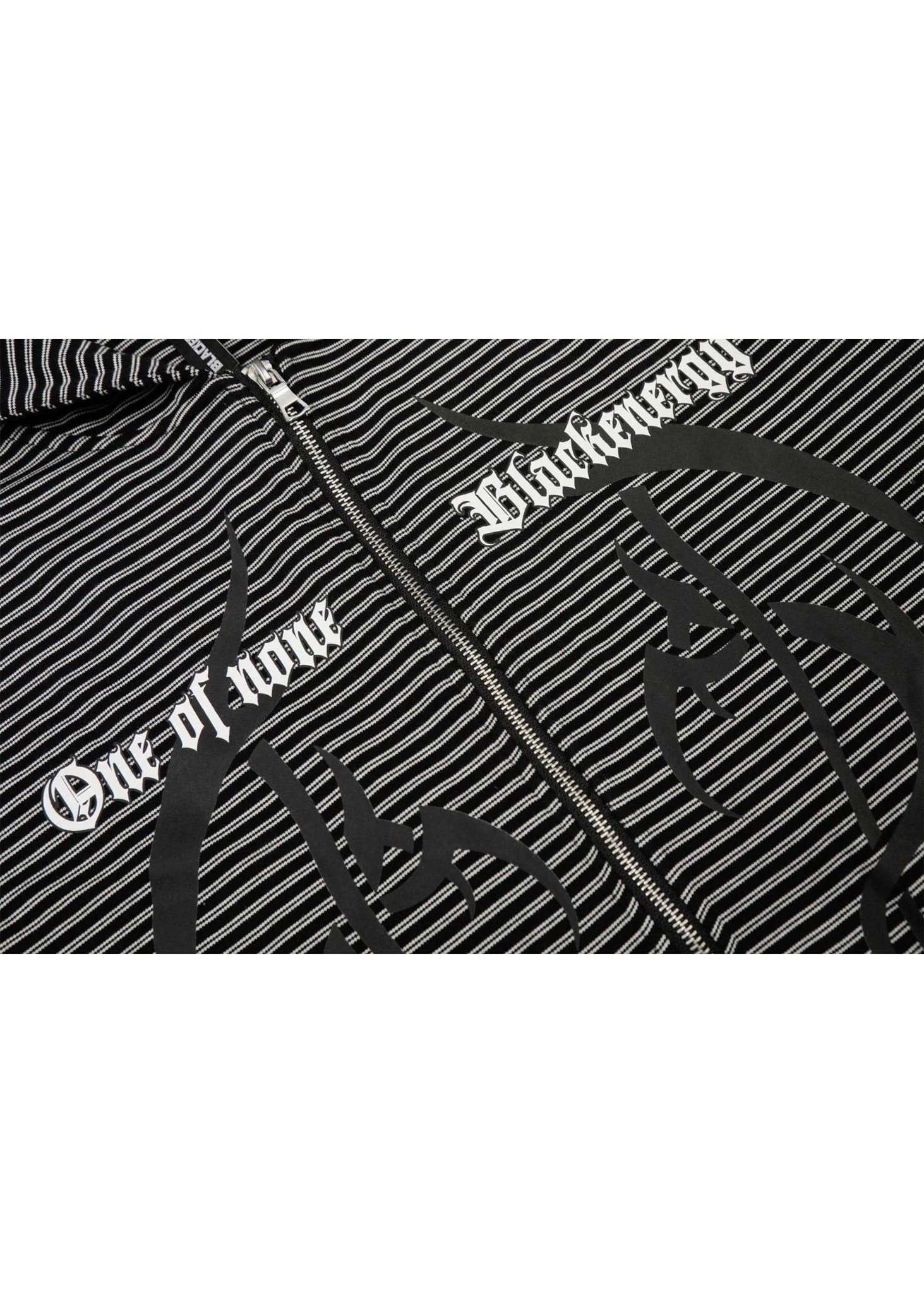 Vintage Striped Zip - Up Hoodie - Rick Circus