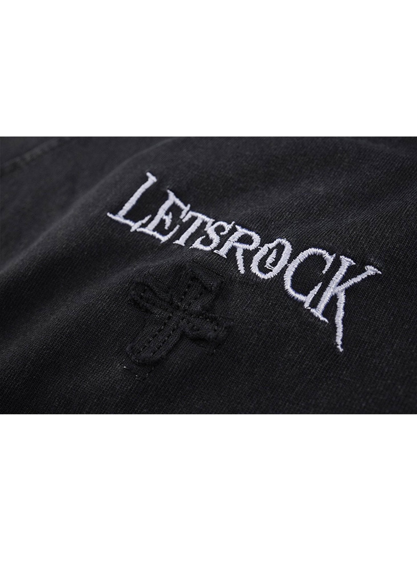 Vintage Wash Embroidered Streetwear T-Shirt - Rick Circus