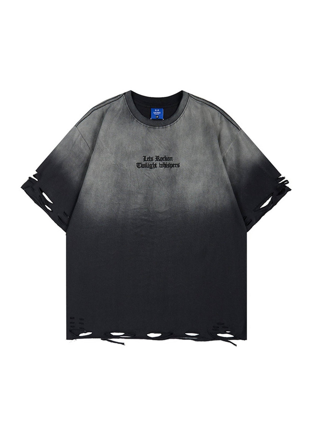 Vintage Wash Ripped T-Shirt - Rick Circus