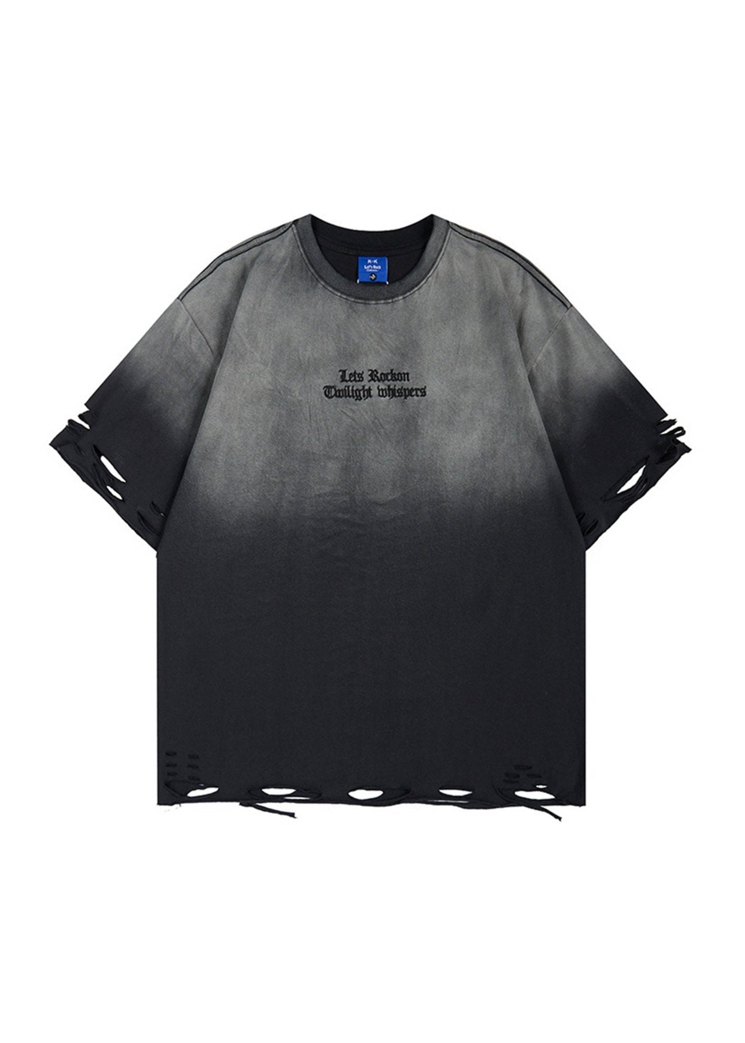 Vintage Wash Ripped T-Shirt - Rick Circus