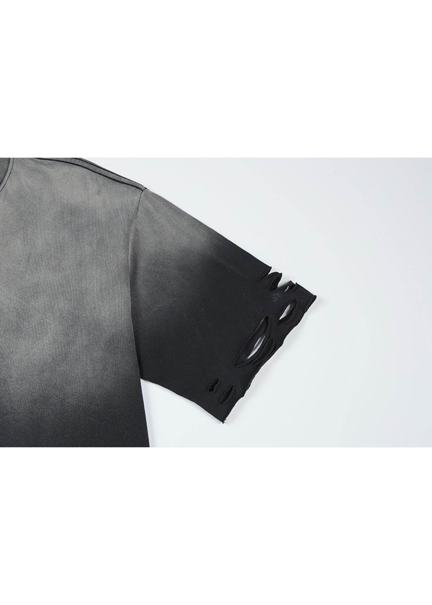 Vintage Wash Ripped T-Shirt - Rick Circus