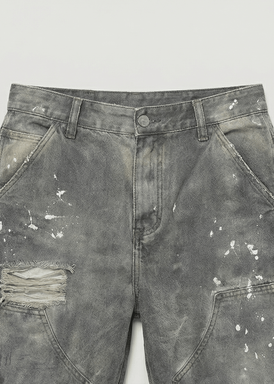 Vintage Washed Baggy Carpenter Pants - Rick Circus