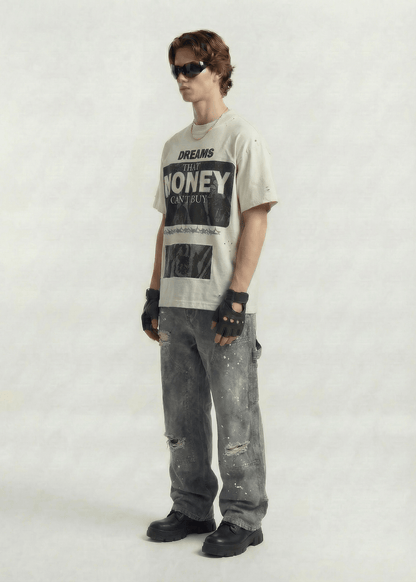Vintage Washed Baggy Carpenter Pants - Rick Circus