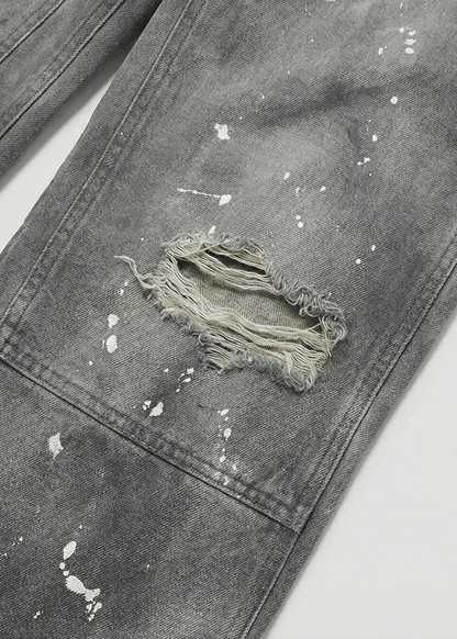 Vintage Washed Baggy Carpenter Pants - Rick Circus