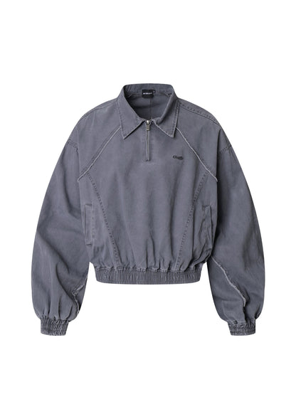 Vintage Washed Bomber Jacket - Rick Circus