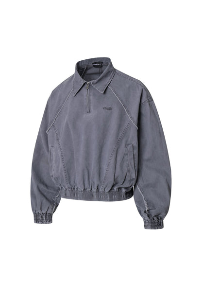 Vintage Washed Bomber Jacket - Rick Circus