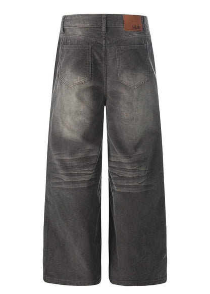 Vintage Washed Corduroy Wide - Leg Pants - Rick Circus
