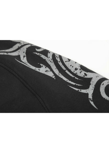 Vintage Washed Curved Wide - Leg Sweatpants - Rick Circus