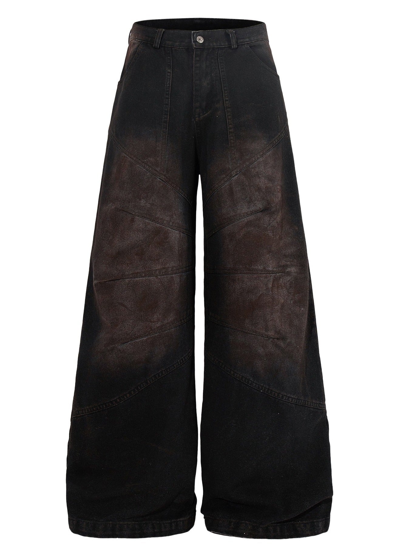 Vintage Washed Distressed Heavyweight Pants - Rick Circus
