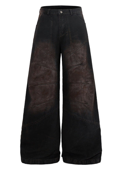 Vintage Washed Distressed Heavyweight Pants - Rick Circus