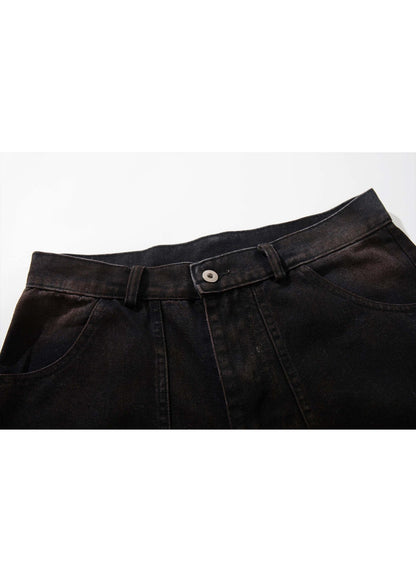 Vintage Washed Distressed Heavyweight Pants - Rick Circus