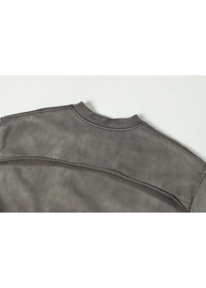 Vintage Washed Distressed Oversize T-Shirt - Rick Circus