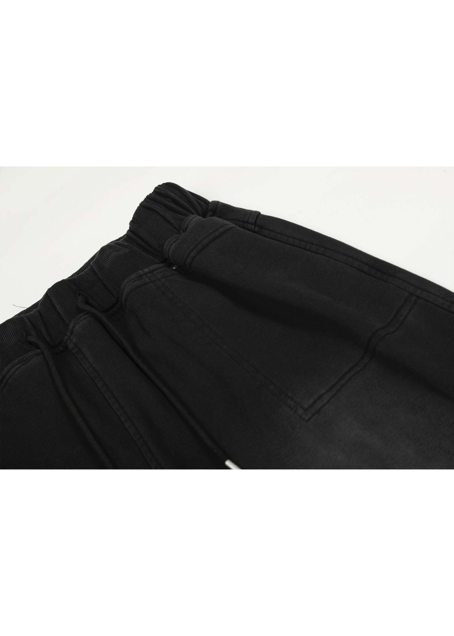 Vintage Washed Distressed Wide Leg Sweatpants - Rick Circus