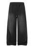 Vintage Washed Distressed Wide Leg Sweatpants - Rick Circus