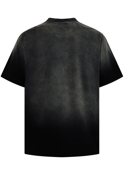 Vintage Washed Gradient Graphic T-Shirt - Rick Circus