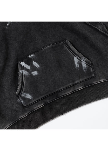 Vintage Washed Hoodie - Rick Circus