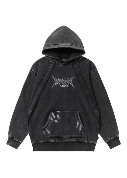 Vintage Washed Hoodie - Rick Circus