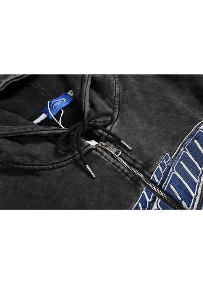 Vintage Washed Horn Hoodie - Rick Circus