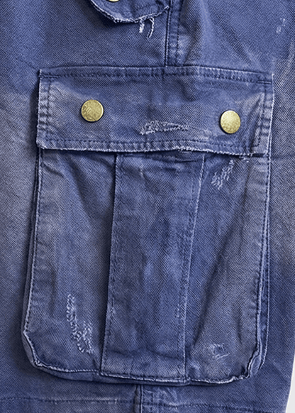 Vintage Washed Multi - Pocket Workwear Shorts - Rick Circus
