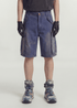 Vintage Washed Multi - Pocket Workwear Shorts - Rick Circus