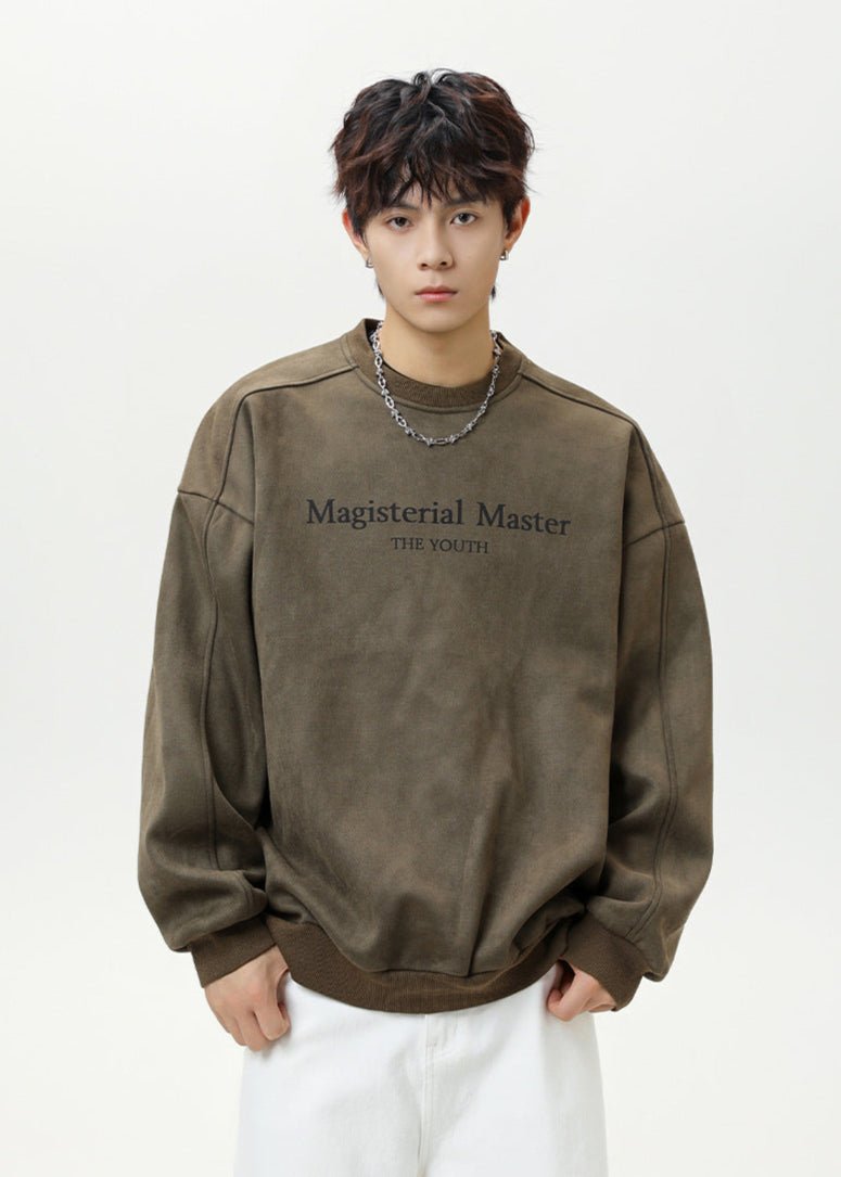 Vintage Washed Oversized Sweatshirt - Rick Circus