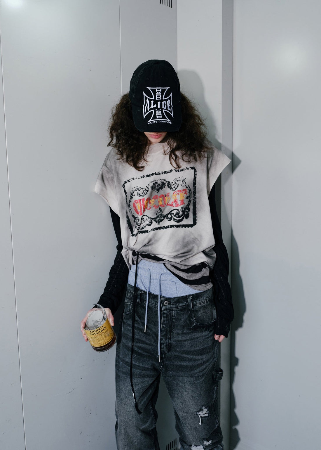 Vintage Washed Sleeveless Sweatshirt - Rick Circus