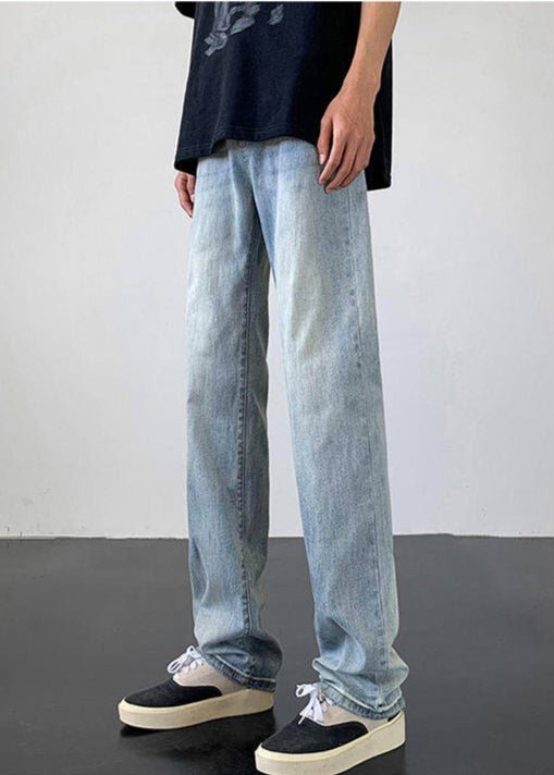 Vintage Washed Straight - Leg Jeans - Rick Circus