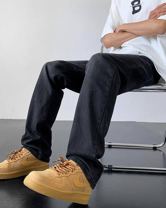 Vintage Washed Straight - Leg Jeans - Rick Circus