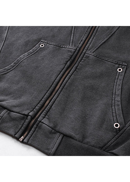 Vintage Washed Zip Hoodie - Rick Circus