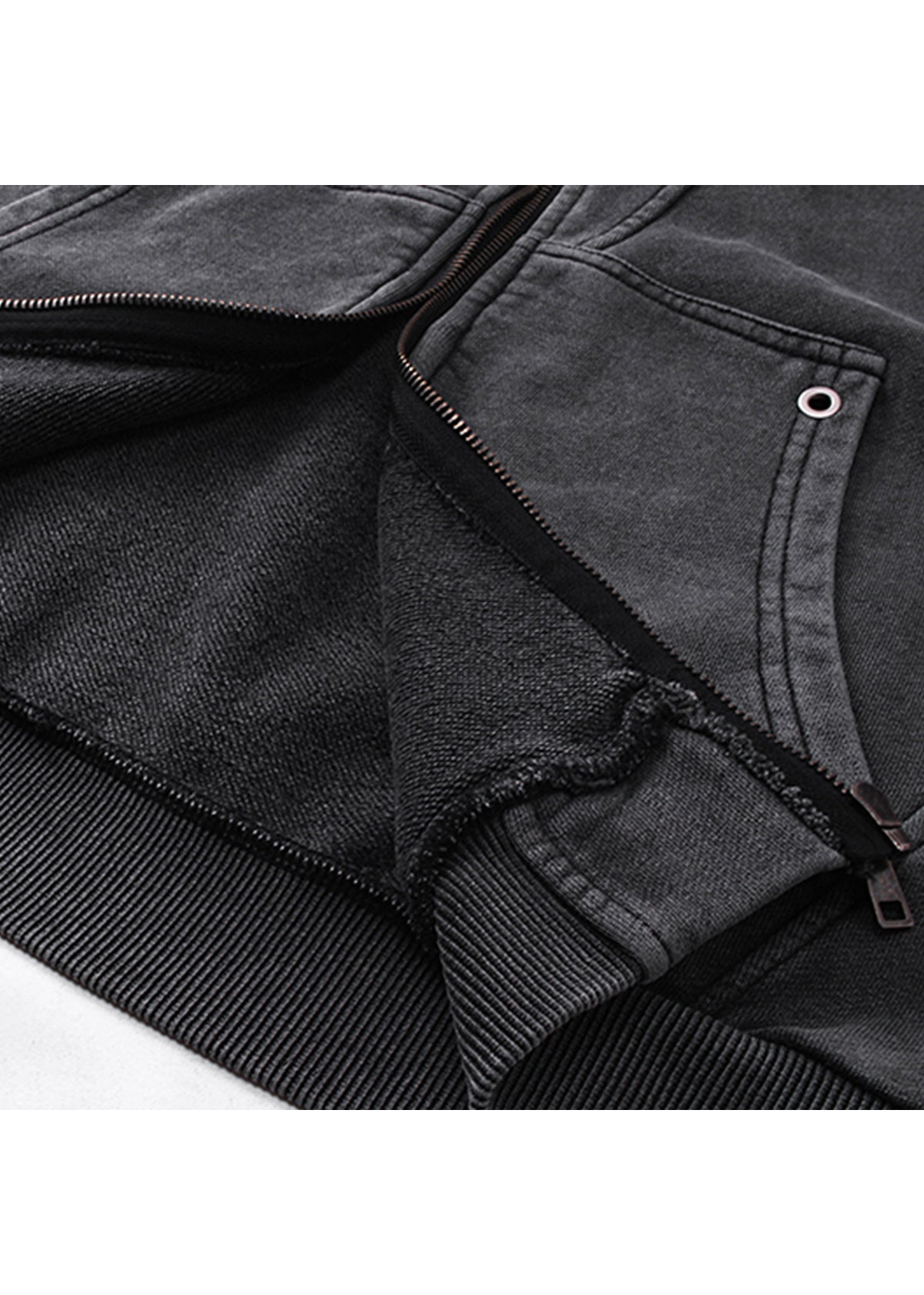 Vintage Washed Zip Hoodie - Rick Circus