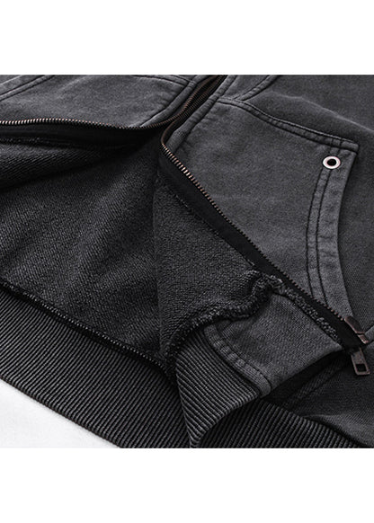 Vintage Washed Zip Hoodie - Rick Circus