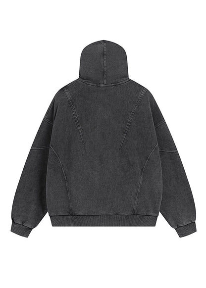 Vintage Washed Zip Hoodie - Rick Circus