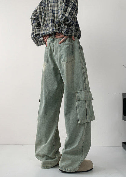 Vintage Wide - Leg Cargo Jeans - Rick Circus