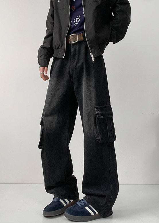 Vintage Wide - Leg Cargo Jeans - Rick Circus