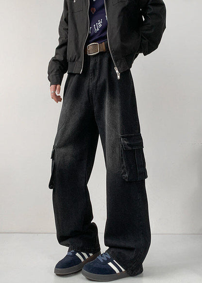 Vintage Wide - Leg Cargo Jeans - Rick Circus