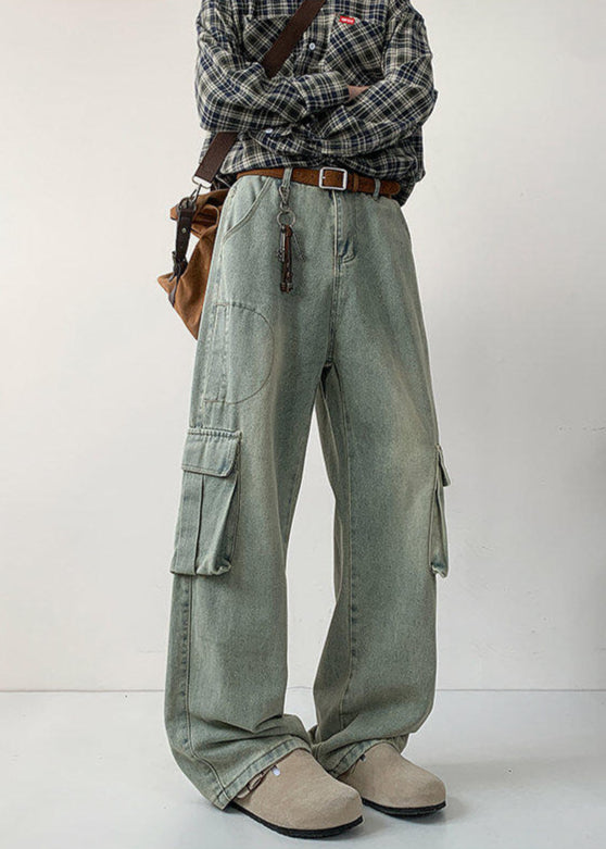 Vintage Wide - Leg Cargo Jeans - Rick Circus