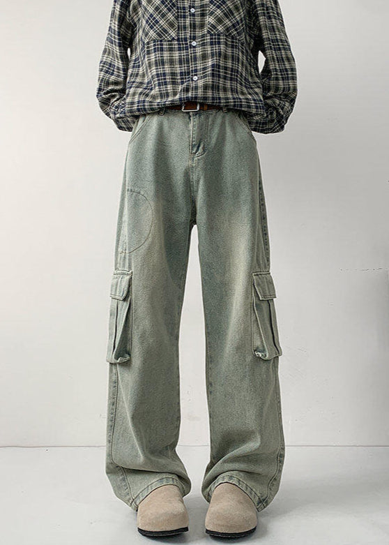 Vintage Wide - Leg Cargo Jeans - Rick Circus
