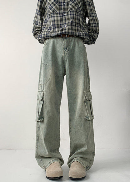 Vintage Wide - Leg Cargo Jeans - Rick Circus