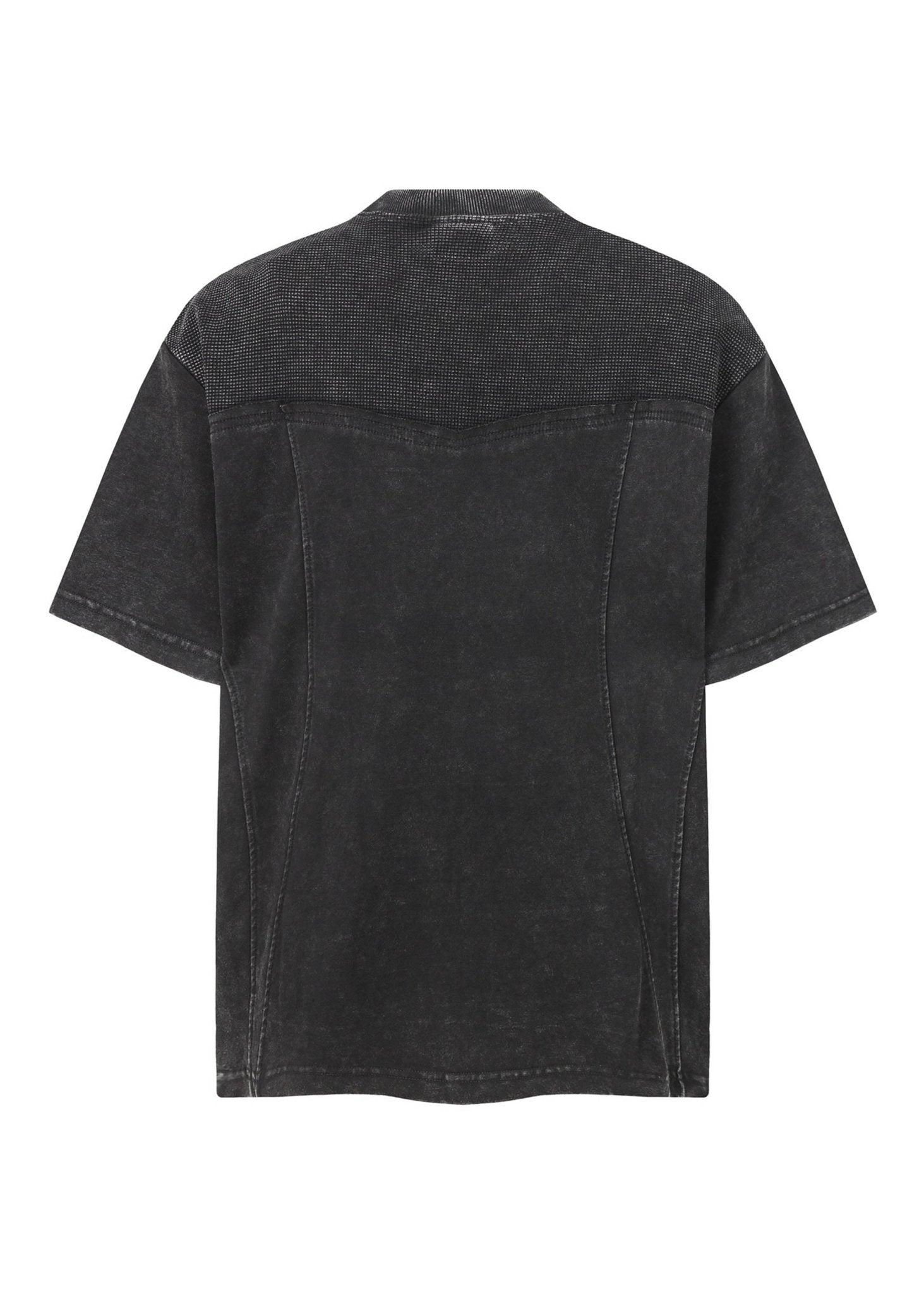 Waffle Knit Washed T-Shirt - Rick Circus